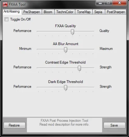 Fxaa post process injector для skyrim