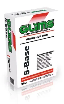 Glims®s-base наливний товстошарові бистротвердеющий підлогу для базового вирівнювання (glims) Glims®s-base наливний товстошарові бистротвердеющий підлогу для базового вирівнювання