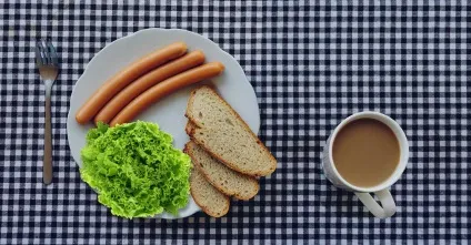 Гарячі бутерброди з куркою, сиром, помідорами і свіжим базиліком (базилік) Гарячі бутерброди з куркою, сиром, помідорами і свіжим базиліком