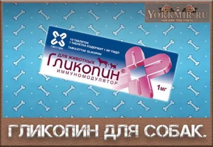 Глікопін для собак, інструкція із застосування (застосування) Глікопін для собак, інструкція із застосування