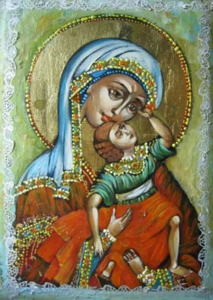 Ікона Божої Матері Взиграніе немовляти значення, молитва, в чому допомагає (Взиграніе) Ікона Божої Матері Взиграніе немовляти значення, молитва, в чому допомагає