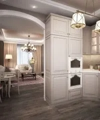 Інтер'єр кухні в приватному будинку