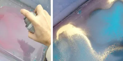 Цікава техніка малювання на воді (воді) Цікава техніка малювання на воді