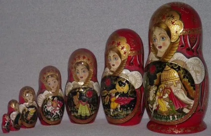 Історія створення російської матрьошки і кращі фото матрьошок (натуральні) Історія створення російської матрьошки і кращі фото матрьошок