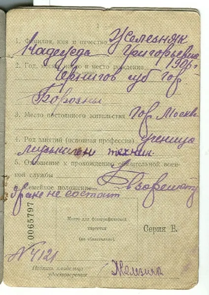 Історія паспорта, історія