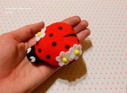 Игольница сонечко (з фетру) - ярмарок майстрів - ручна робота, handmade
