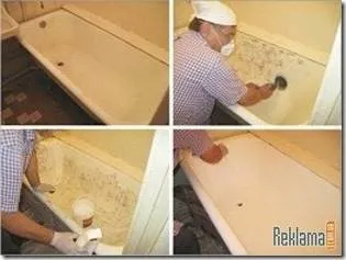 Як відреставрувати акрилову ванну (верхній шар бруду) Як відреставрувати акрилову ванну