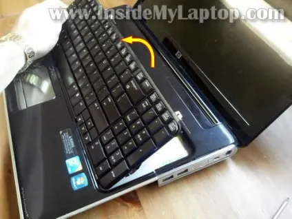 Як розібрати ноутбук hp pavilion dv6 (Викриття шурупа кріплення) Як розібрати ноутбук hp pavilion dv6