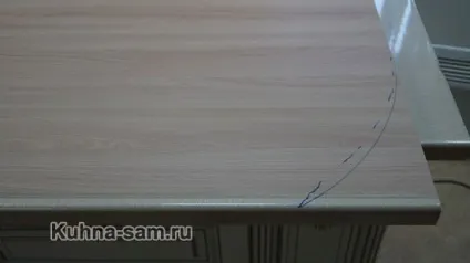Як зробити округлення на стільниці - kuhna-sam (округлення) Як зробити округлення на стільниці - kuhna-sam