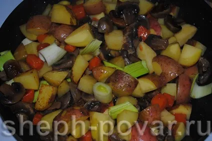 Як зробити картоплю по-селянськи з грибами і морквою (грибами) Як зробити картоплю по-селянськи з грибами і морквою