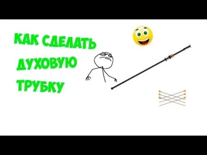 Як зробити духову трубку і дротики до неї - Політрейд (паперу Зроби більше) Як зробити духову трубку і дротики до неї - Політрейд