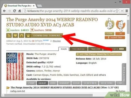 Як завантажувати файли з kickasstorrents (файли) Як завантажувати файли з kickasstorrents