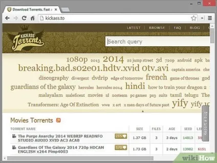 Як завантажувати файли з kickasstorrents (файли) Як завантажувати файли з kickasstorrents