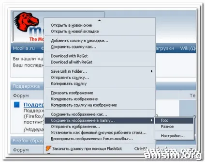 Як зберегти малюнок за допомогою доповнень firefox (доповнень) Як зберегти малюнок за допомогою доповнень firefox