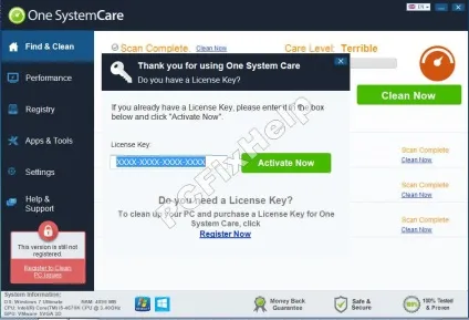 Як видалити one system care вручну і за допомогою програм для видалення (one system care) Як видалити one system care вручну і за допомогою програм для видалення