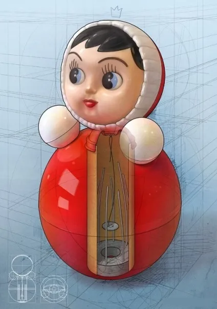 Як влаштована неваляшка