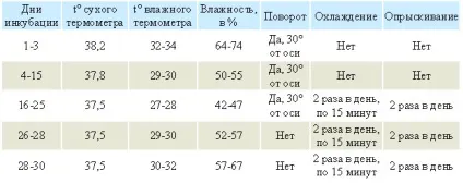 Інкубація гусячих яєць в домашніх умовах режим, таблиця (інкубація гусячі яйця домашні умови розведення гуси бізнес режим інкубатор план куплю температура зберігання таблиця инкубационное) Інкубація гусячих яєць в домашніх умовах режим, таблиця