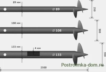 Як вибрати гвинтові палі (піщаний) Як вибрати гвинтові палі