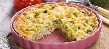 Кіш лорен - рецепти класичного пирога з куркою, грибами, лососем і шинкою (грибами) Кіш лорен - рецепти класичного пирога з куркою, грибами, лососем і шинкою