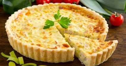 Кіш лорен - рецепти класичного пирога з куркою, грибами, лососем і шинкою (лососем) Кіш лорен - рецепти класичного пирога з куркою, грибами, лососем і шинкою