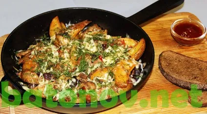Картопля з квасолею, куркою і болгарським перцем, батонів немає (перець болгарський) Картопля з квасолею, куркою і болгарським перцем, батонів немає