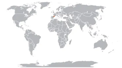 Карта Англії російською мовою (мовою) Карта Англії російською мовою