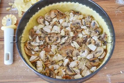 Кіш лорен з куркою і грибами - рецепт пирога з фото (грибами) Кіш лорен з куркою і грибами - рецепт пирога з фото