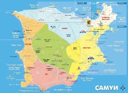 Карти Самуї - Самуї на карті Таїланду, пам'ятки, курорти, парки, готелі, сусідні (карти) Карти Самуї - Самуї на карті Таїланду, пам'ятки, курорти, парки, готелі, сусідні