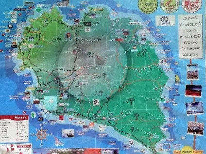 Карти Самуї - Самуї на карті Таїланду, пам'ятки, курорти, парки, готелі, сусідні (Тайланд) Карти Самуї - Самуї на карті Таїланду, пам'ятки, курорти, парки, готелі, сусідні