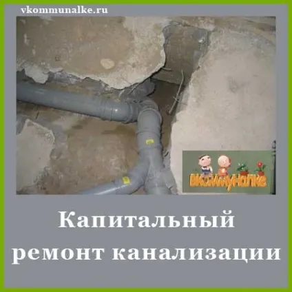Капітальний ремонт каналізації багатоквартирного будинку, в комуналці (ремонт) Капітальний ремонт каналізації багатоквартирного будинку, в комуналці