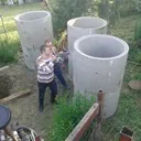 Копка колодязів під Смелае «кольца33» (Буріння колодязя ключ) Копка колодязів під Смелае «кольца33»