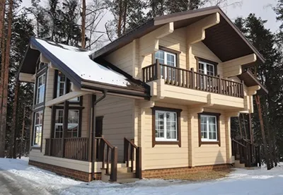 Котеджі з клеєного бруса проекти дерев'яних будинків (фото і відео) (бруса) Котеджі з клеєного бруса проекти дерев'яних будинків (фото і відео)