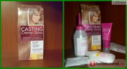 Фарба для волосся l oreal casting creme gloss - «в гонитві за експериментами! 810 - світло-русявий