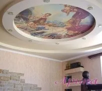 Круглі натяжні стелі фото (натяжні) Круглі натяжні стелі фото
