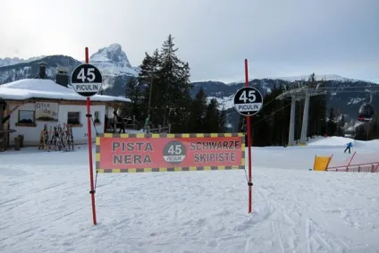 Кронплатц (kronplatz) чорні траси, катання
