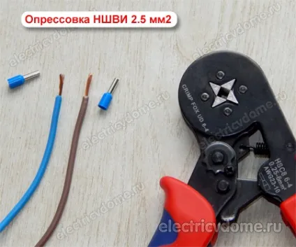 Крімпер для обтиску наконечників ншві (обтиску) Крімпер для обтиску наконечників ншві