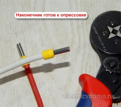 Крімпер для обтиску наконечників ншві (наконечників) Крімпер для обтиску наконечників ншві