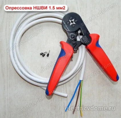 Крімпер для обтиску наконечників ншві (обтиску) Крімпер для обтиску наконечників ншві