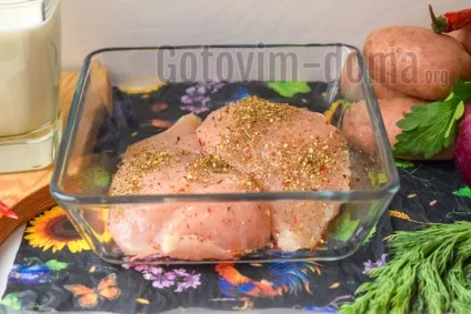 Курка з картоплею по-домашньому (по-домашньому) Курка з картоплею по-домашньому