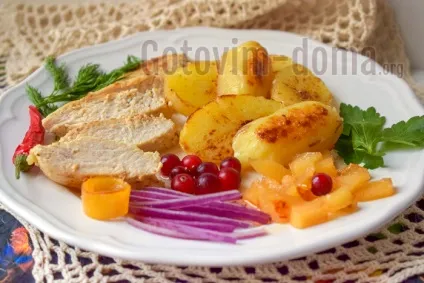 Курка з картоплею по-домашньому (картоплею) Курка з картоплею по-домашньому