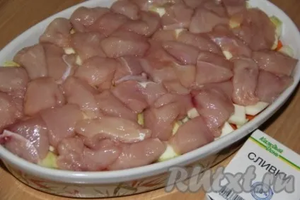 Куряче філе, запечене з овочами - рецепт з фото (філе) Куряче філе, запечене з овочами - рецепт з фото