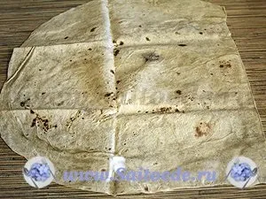 Лаваш з куркою, сиром і грибами запечений в духовці - найсмачніші кулінарні рецепти на