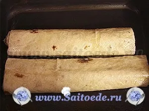 Лаваш з куркою, сиром і грибами запечений в духовці - найсмачніші кулінарні рецепти на