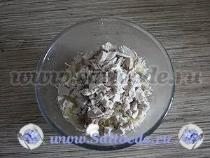 Лаваш з куркою, сиром і грибами запечений в духовці - найсмачніші кулінарні рецепти на