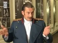Інтерв'ю на фоні вистави, телеканал театр (тлі) Інтерв'ю на фоні вистави, телеканал театр