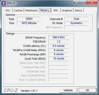 Використання програми cpu-z