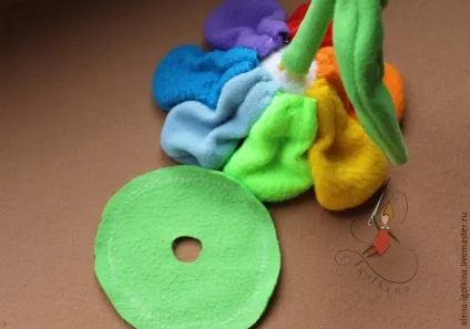 Робимо яскравий букет з флісу - ярмарок майстрів - ручна робота, handmade