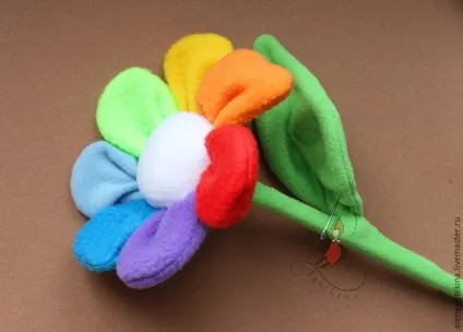 Робимо яскравий букет з флісу - ярмарок майстрів - ручна робота, handmade