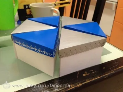 Майстер клас по створенню тортика з картону з сюрпризами, мітки як, зробити, торт (картону) Майстер клас по створенню тортика з картону з сюрпризами, мітки як, зробити, торт