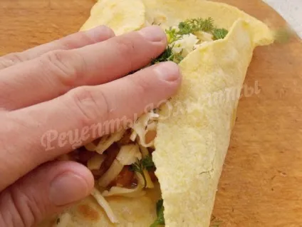 Мексиканські буріто з квасолею і куркою (квасолею) Мексиканські буріто з квасолею і куркою